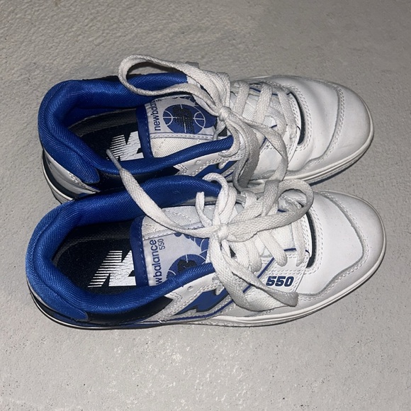 NB 550 white/blue - Picture 1 of 2